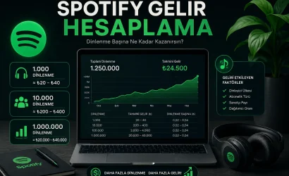 Spotify 1000 dinlenme kaç TL kazandırır