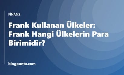 Frank kullanan ülkeler