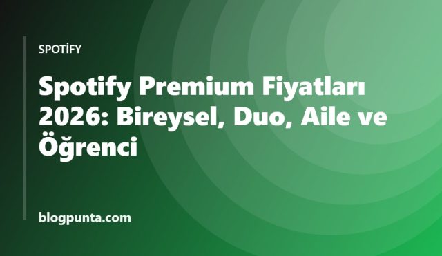 Spotify premium fiyatları