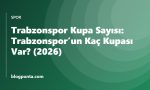 Trabzonspor kupa sayısı