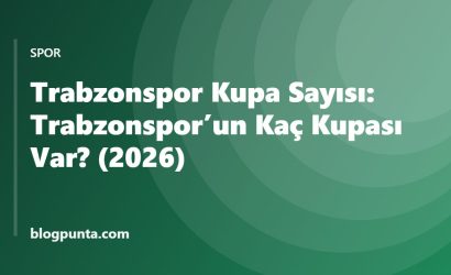 Trabzonspor kupa sayısı