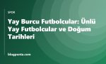 Yay burcu futbolcular