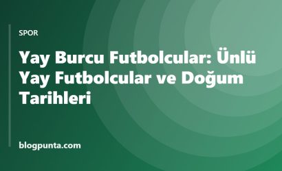 Yay burcu futbolcular